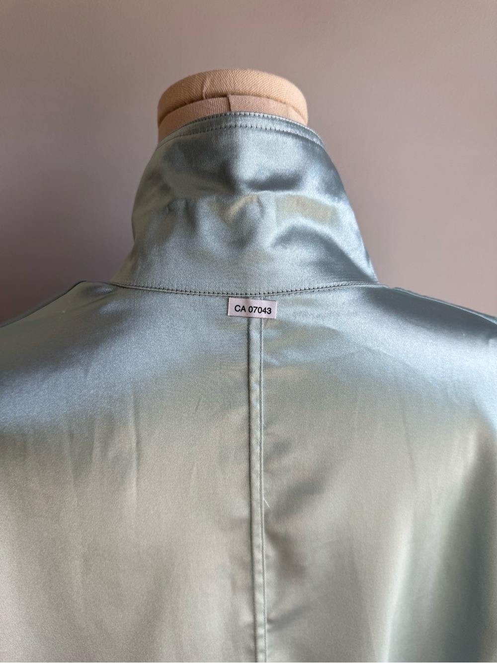 Lindi Reversible Swing Coat Sz L Dusty Rose / Icy Blue Artsy Jacket Relaxed Fit - Picture 13 of 16